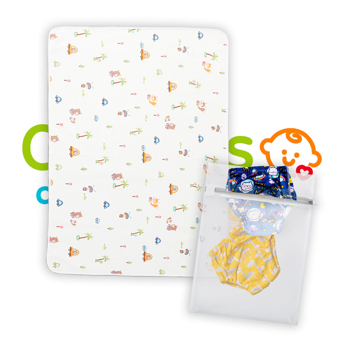 Pack Sac Protection Lavage + Alèse Anti-Fuite 👶🏼🦄