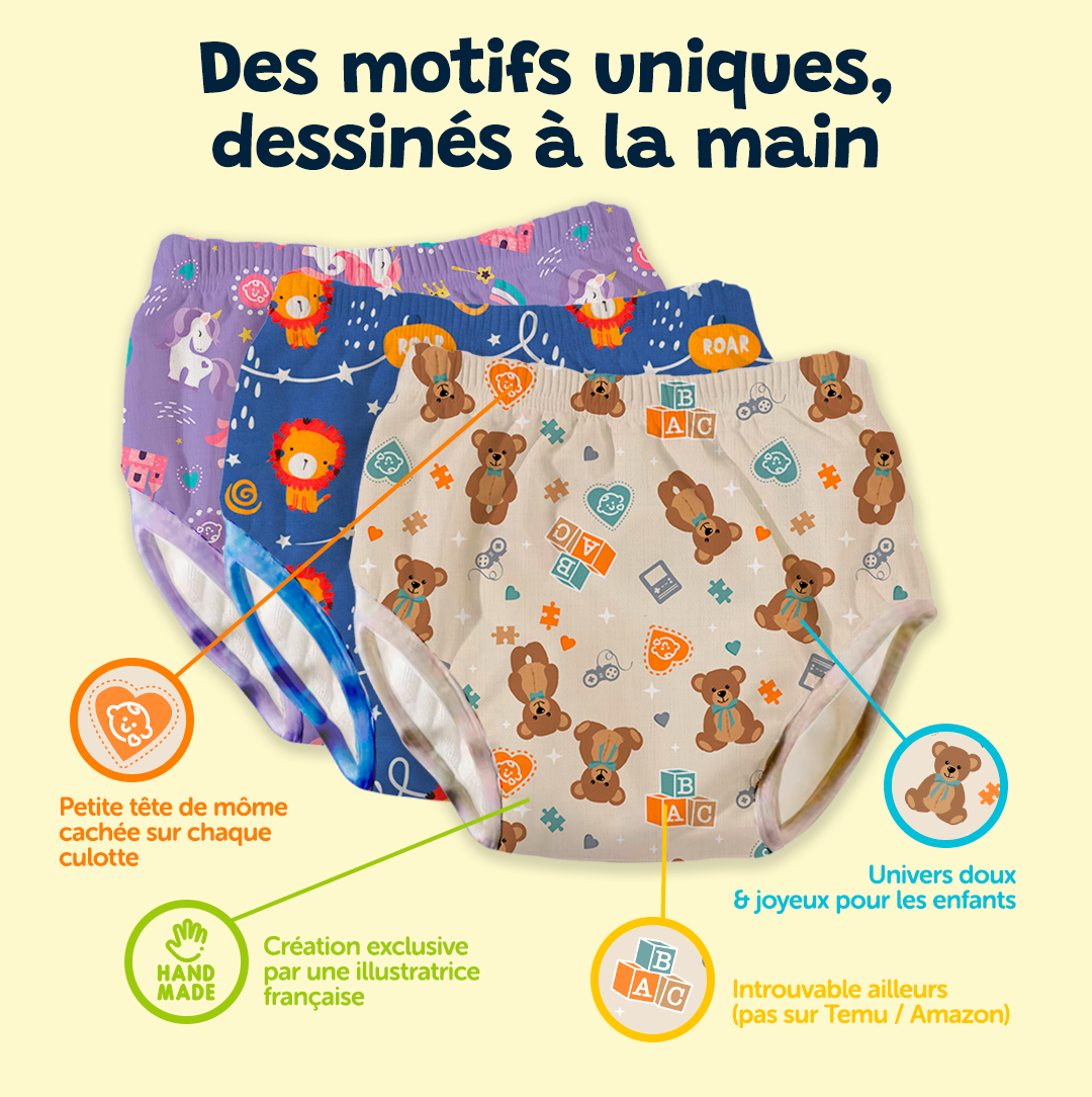 Culotte d'apprentissage - Teddy l'Ourson 🐻