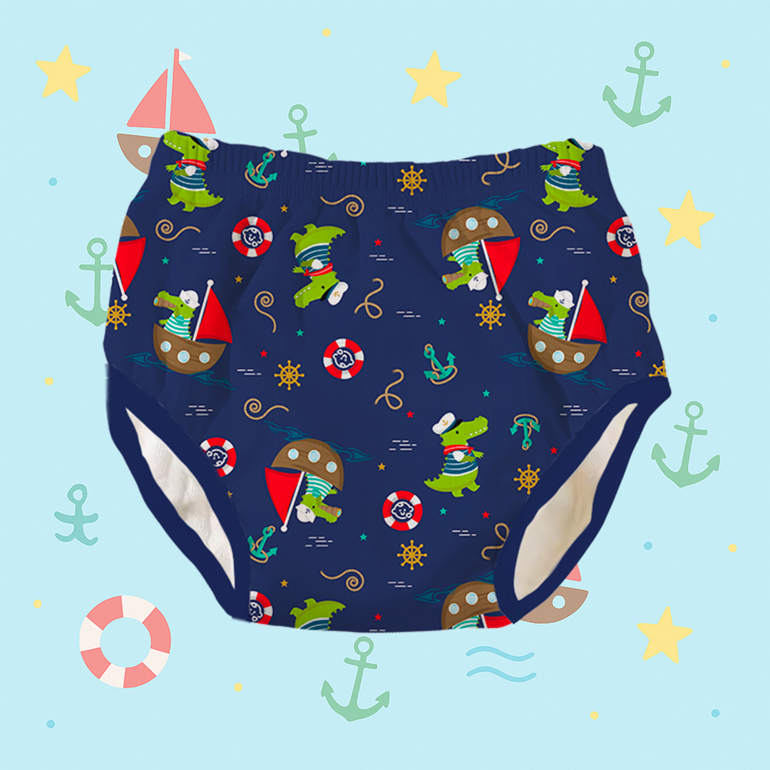 Culotte d'apprentissage - Capitaine Croco 🏴‍☠️